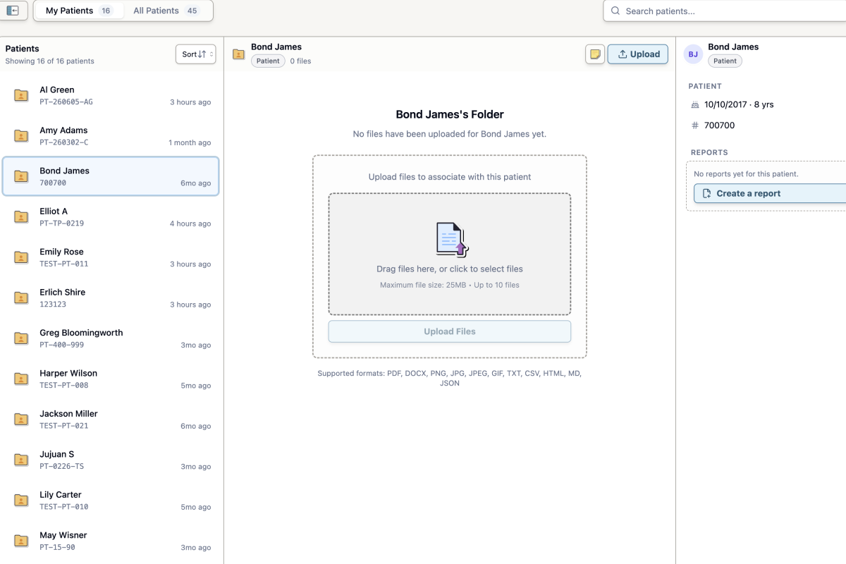 Upload Documents